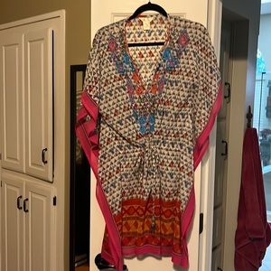 Beaded swimsuit coverup